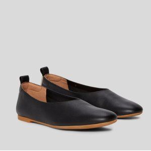 Everlane Black Leather Flats